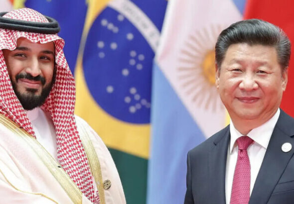 Saudi Crown Prince Mohammed bin Salman and President Xi Jinping
