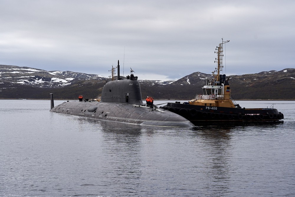 El submarino ruso a propulsión nuclear “Kazan”.