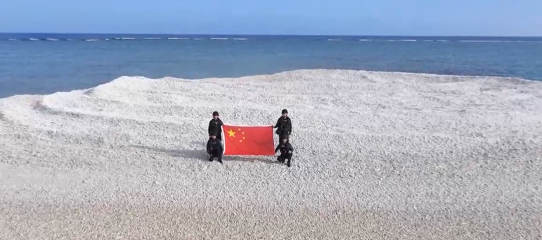 China sandy cay reef